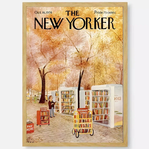 affiche new yorker art mural autocollant étanche décoration esthétique