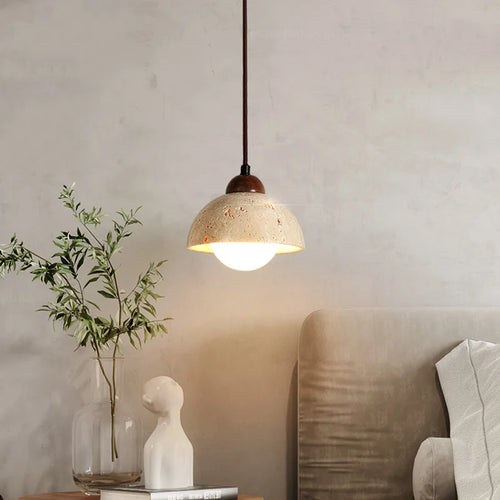 suspension sandyha rétro led créative petite pierre trou - vue 4 sur 15