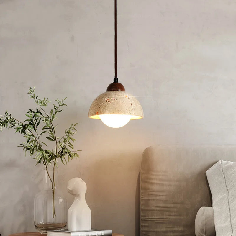 suspension sandyha rétro led créative petite pierre trou - vue 3 sur 15