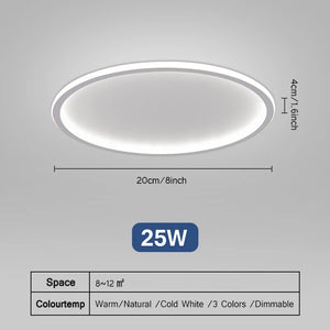 plafonnier led ultra fin avec nuages créatifs éclairage intelligent