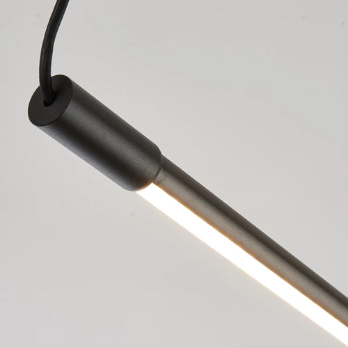 Nordic minimalist LED pendant light aluminium design - vue 7 sur 11