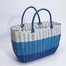 panier tissé imitation rotin pour pique-nique en extérieur