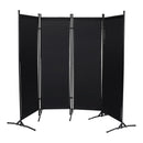 3/4 Panel Folding Room Divider Freestanding Tall Privacy Screens Partition Office/Room Partition Divider, 2.6×1.8m / 2×1.7m