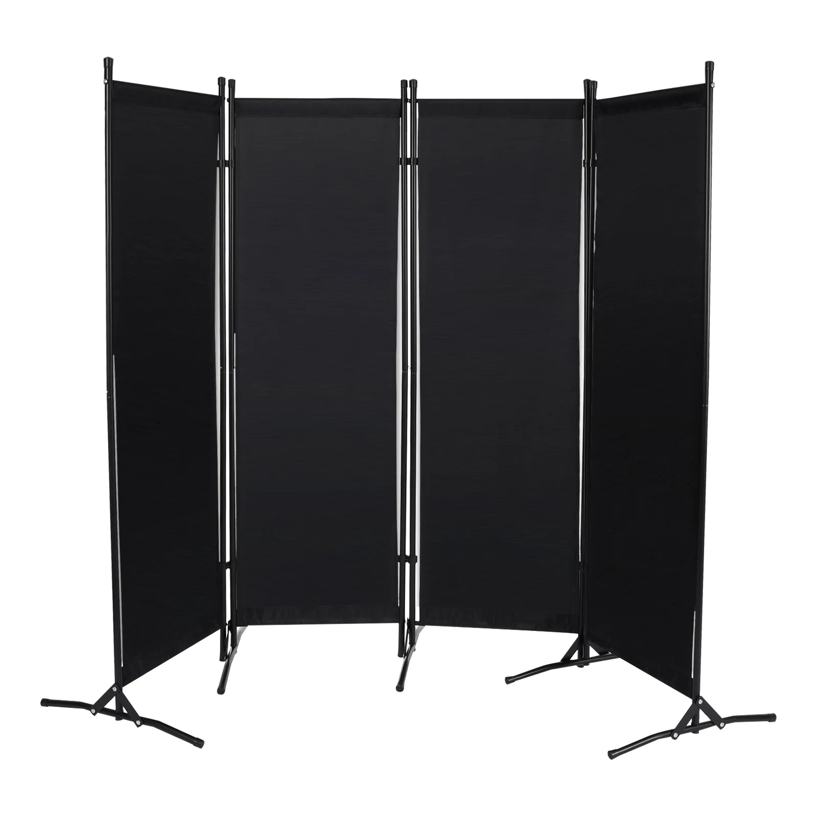 3/4 Panel Folding Room Divider Freestanding Tall Privacy Screens Partition Office/Room Partition Divider, 2.6×1.8m / 2×1.7m - vue 4 sur 8