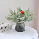 Realistic artificial cypress plant plastic floral decoration