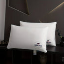 All Cotton Pillow with Thickened and Encrypted Core for Neck Protection, Available in 3 Heights, Bedroom Pillow, White
