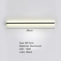 applique murale led cuboïde minimaliste en aluminium avec télécommande gradation