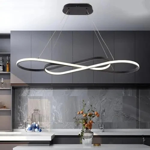 plafonnier led moderne avec télécommande pour éclairage intérieur - vue 6 sur 10