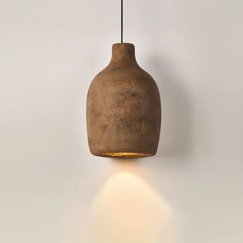 Nordique wabi-sabi vent suspension LED lumières lustre Restaurant Bar Loft salle à manger décor à la maison chambre chevet suspension luminaire - vue 6 sur 15