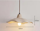 Japanese style calm breeze pendant light, bedroom bedside micro cement pendant light, homestay restaurant LED light