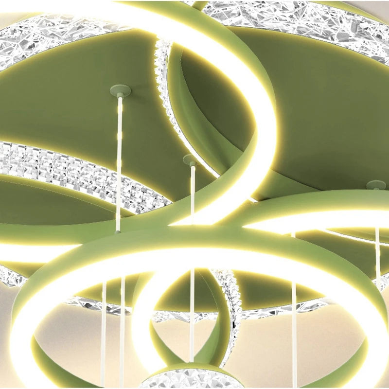lustre moderne intelligent led décoratif - vue 7 sur 10