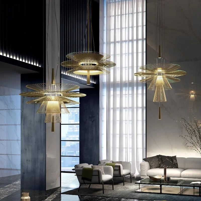 lustre design moderne led minimaliste pour bar alimentaire