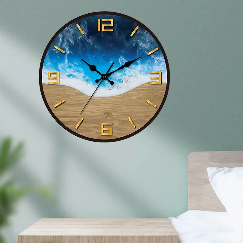 horloge murale acrylique silencieuse pour décoration intérieure moderne - vue 9 sur 14
