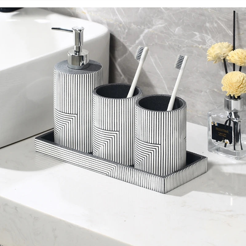 accessoires de salle de bain de luxe européens élégants et légers - vue 6 sur 16
