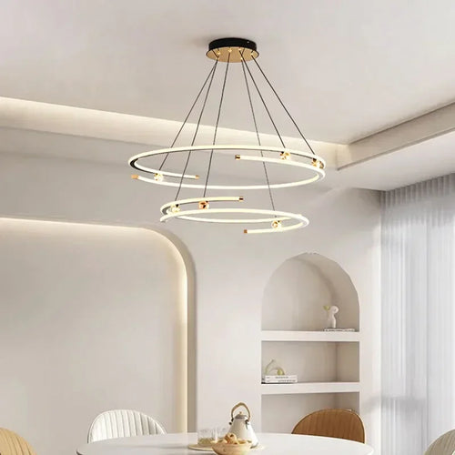 suspension led moderne pour décoration intérieure élégante