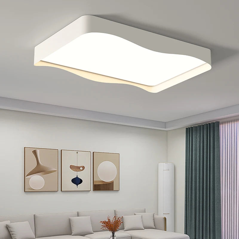 plafonnier led moderne minimaliste économie d'énergie protection des yeux - vue 4 sur 11
