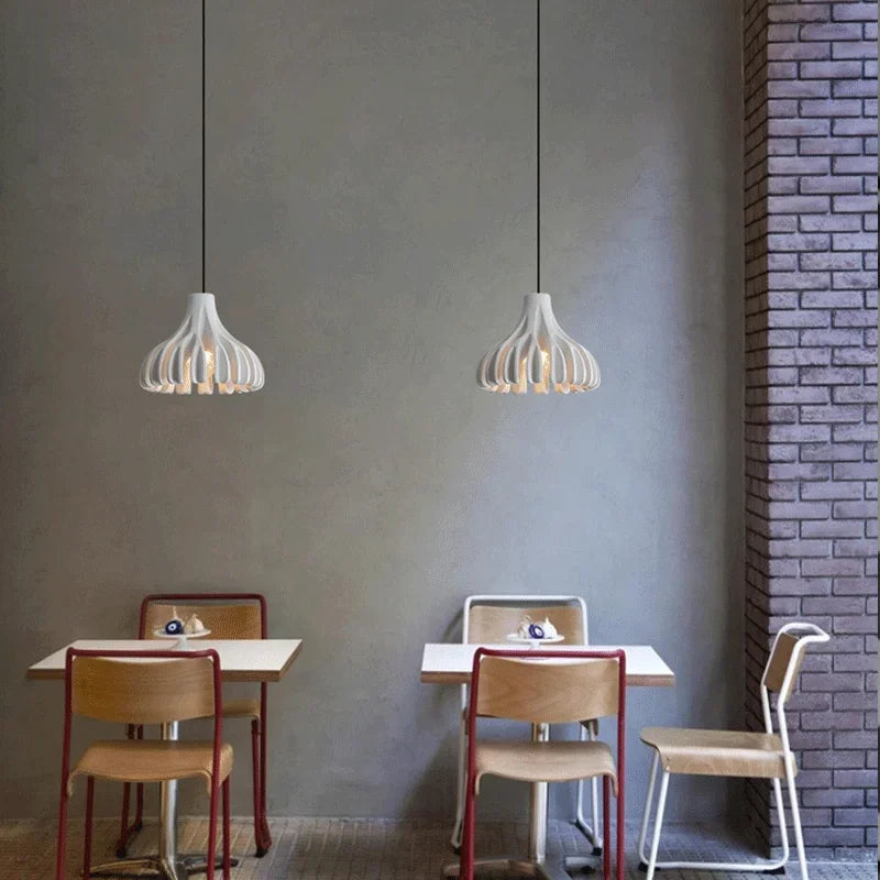 Suspension Moderne Simple salle à manger chambre nordique Style industriel Restaurant corail petit Bar créatif décor - vue 5 sur 11