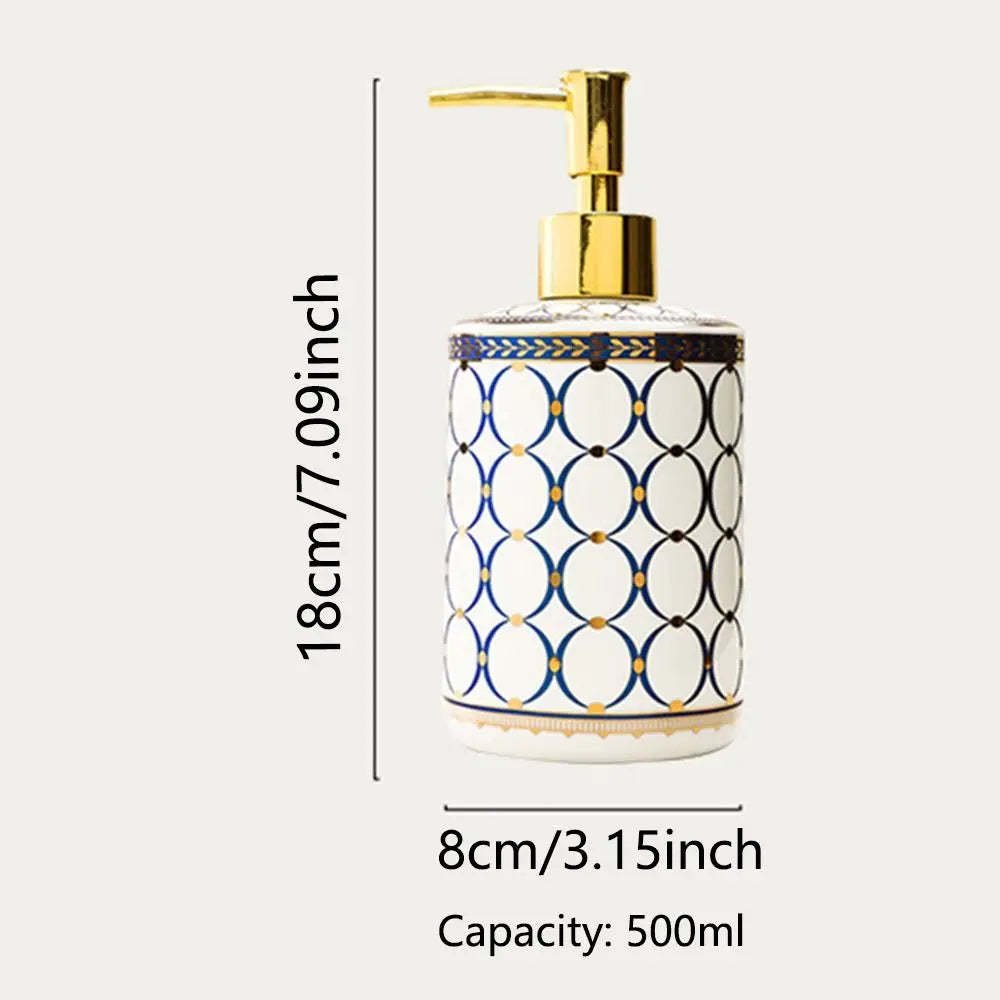 distributeur de savon en céramique luxe pour hôtel rechargeable - vue 10 sur 12