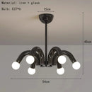 Modern milky white LED pendant light, living room, bedroom, children's room, creative decoration pendant light