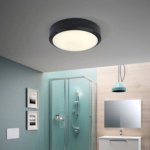 plafonnier led étanche avec capteur de mouvement pour extérieur - vue 3 sur 6