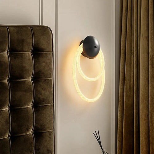 applique murale minimaliste en silicone au design luxueux - vue 2 sur 8