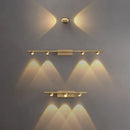 Minimalist nordic copper wall light for elegant interiors
