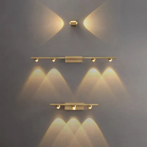 Minimalist nordic copper wall light for elegant interiors - vue 2 sur 12