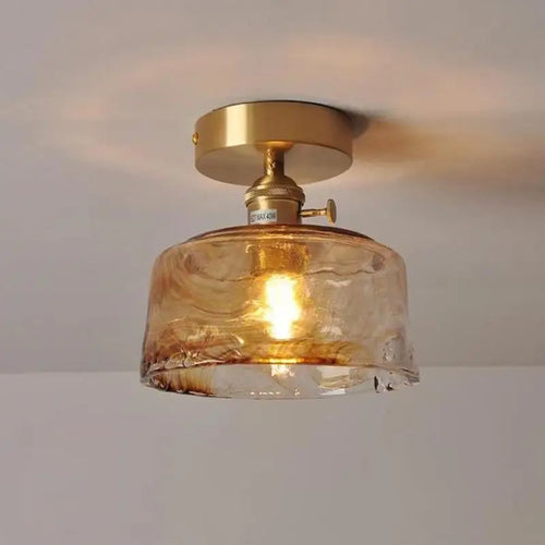 lustre en verre teinté pour un éclairage nordique élégant - vue 2 sur 10