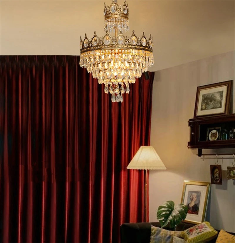 lustre en cristal moderne design élégant pour intérieur haut de gamme - vue 4 sur 15