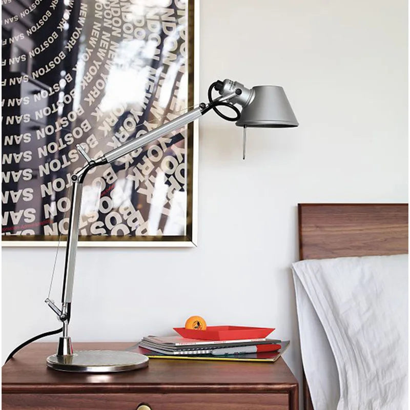 lampadaire led réglable design nordique rétro pour hôtel bureau - vue 6 sur 20