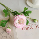 Realistic decorative silk lotus branch artificial flowers