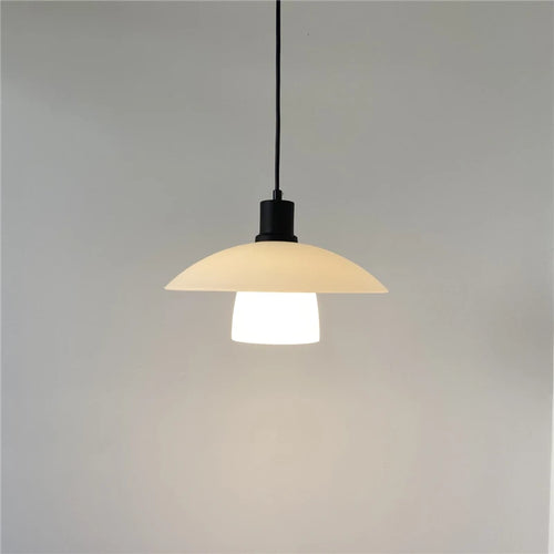 Nordic minimalist LED pendant light Danish designer flying saucer - vue 7 sur 16