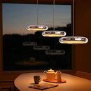 lustre rond moderne avec gradation pour restaurant et bar