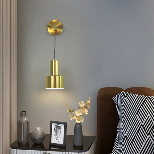 Applique murale LED avec abat-jours suspendu - vue 4 sur 10