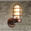 Rétro verre applique murale industrielle extérieure intérieure LED étanche applique murale Loft salon allée patio éclairage décoratif Lustre
