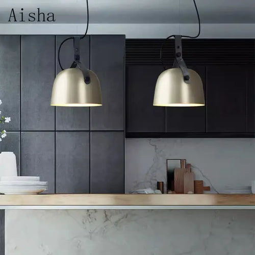 Nordic minimalist chandelier for bar and restaurant - vue 3 sur 9