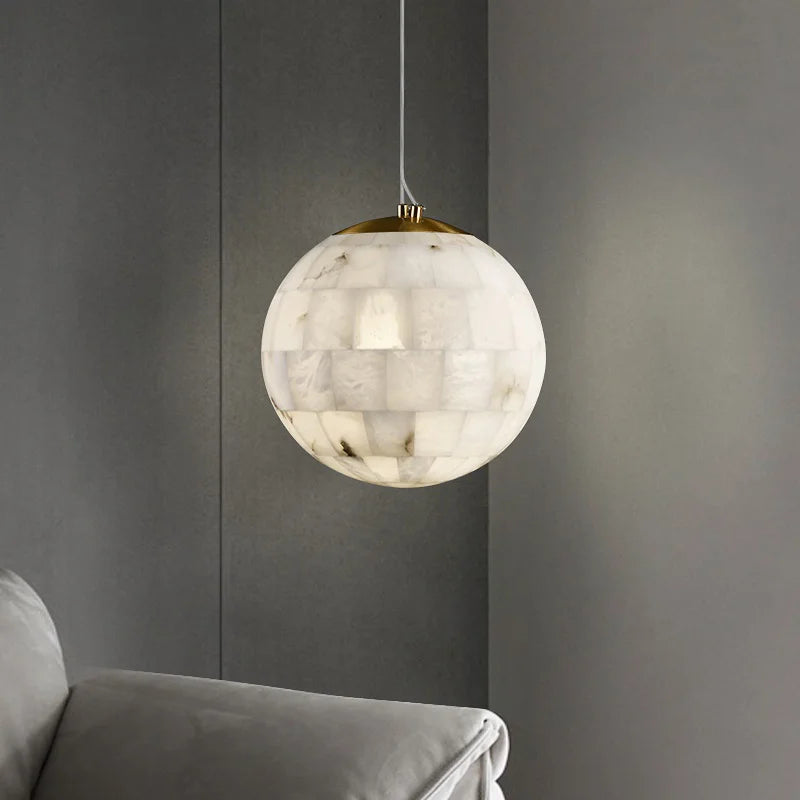 suspension en marbre naturel moderne pour décoration intérieure