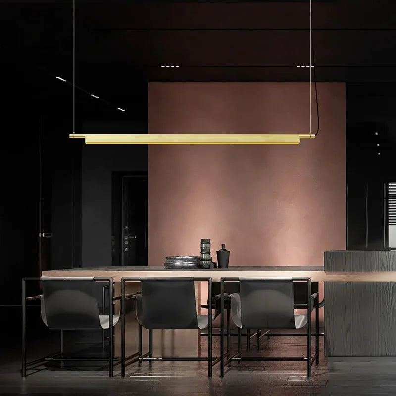lustre led style nordique pour restaurant cuisine bar - vue 4 sur 9