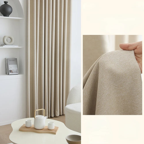 Rideau japonais plissé isolant pour salon chambre balcon - vue 10 sur 13