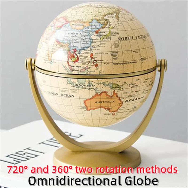 globe terrestre éducatif en anglais avec rotation 720 et 360 degrés - vue 6 sur 7