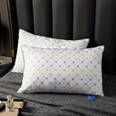 1pc Soft and Supportive White Pillow, Simple Polyester Rectangular Neck Pillow for Home and Hotel,18.9x29.13In