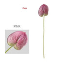 feuilles d'anthurium artificielles pour décoration florale et jardin