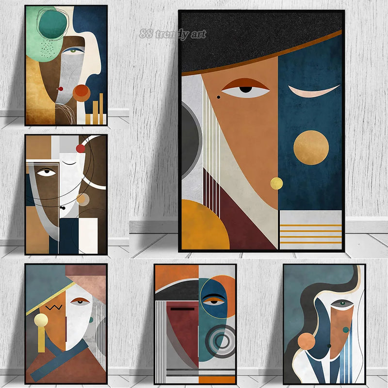 peintures abstraites modernes pour décoration murale artistique