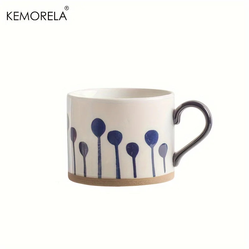 Tasse ceramique style japonais texture artisanale bureau maison