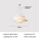 Modern minimalist fabric pendant light, living room dining room interior decoration, home decor, LED lighting fixtures