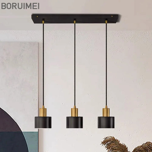 lustre led minimaliste trichromatique pour décoration intérieure