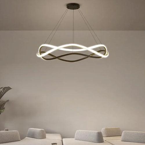suspension LED design moderne idéale pour décoration intérieure