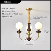 Vintage pendant light for an elegant and refined interior