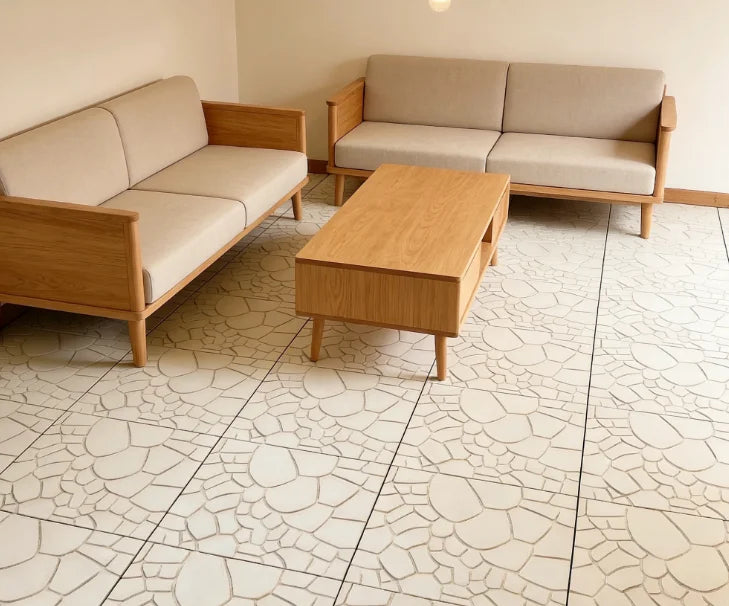 Dalles terrasse emboitables effet pierre 30 cm - vue 3 sur 6