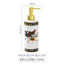 WHYOU-Cermic Liquid Soap Dispensers, Lotion Bottle, Emulsion, Latex Hand Wish Bottles, Light Luxury Bathroom Accessories Set